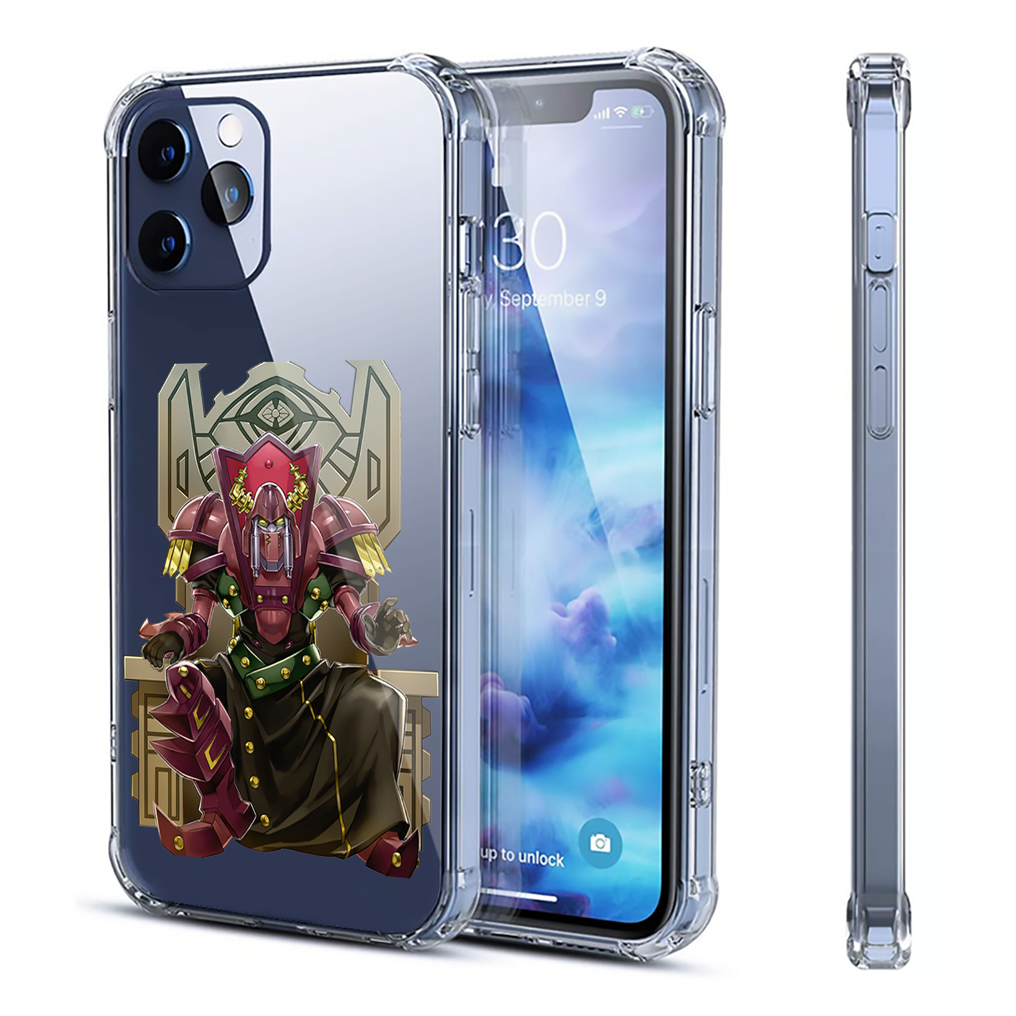 （画像用） 遊☆戯☆王 Yu-Gi-Oh! 【iPhone 12シリーズ対応】透明スマホケース（クリアソフトケース）